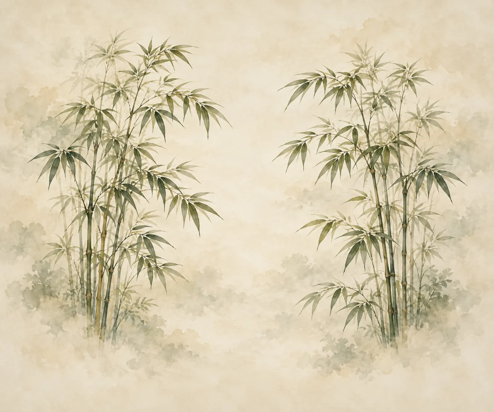 Bamboo Serenity wall tapestry artwork