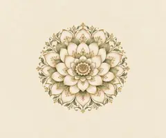 Ivory Lotus Mandala