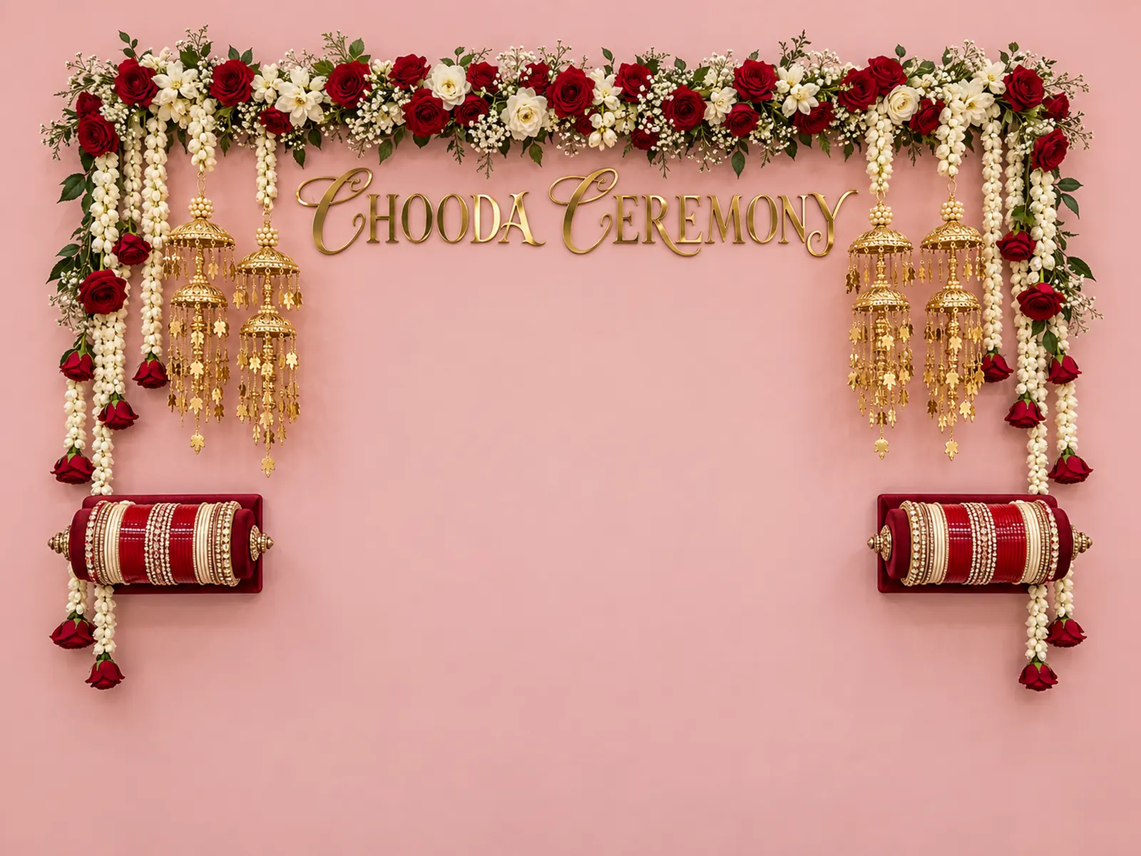 Chooda Ceremony Backdrop backdrop artwork