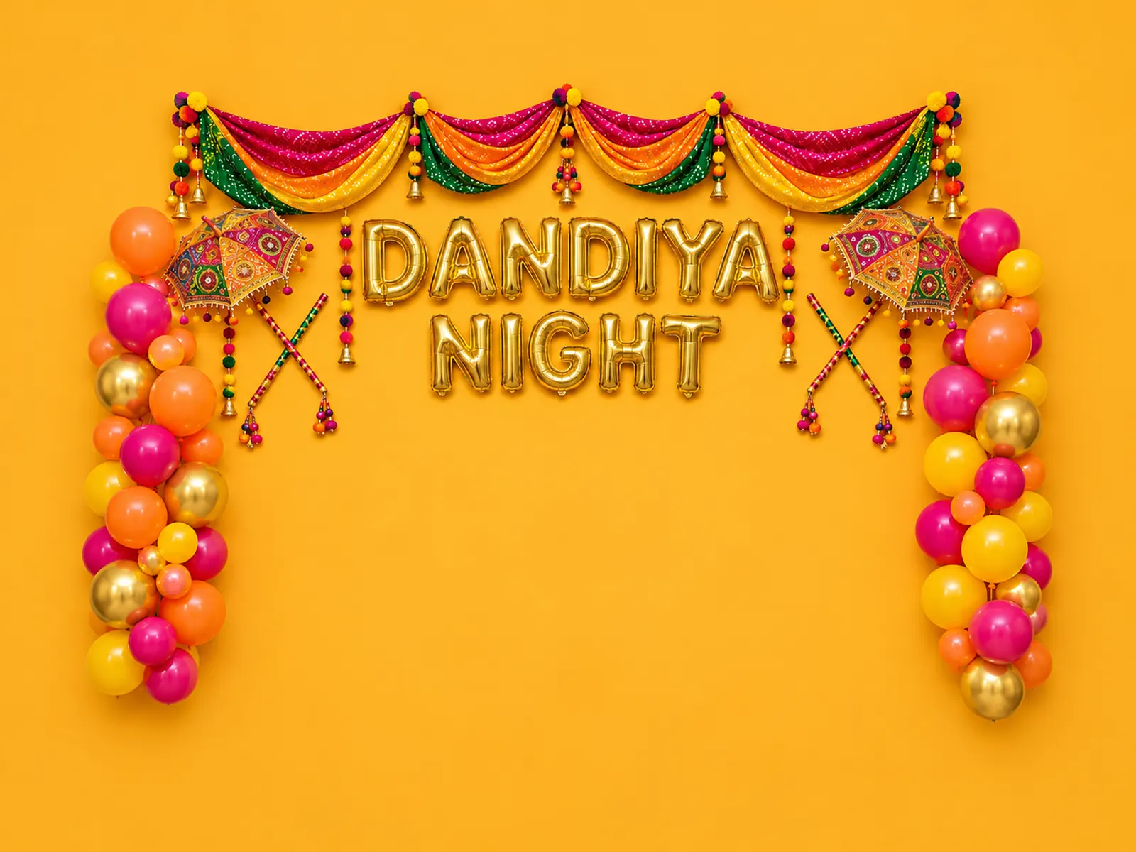 Dandiya Night Backdrop backdrop artwork