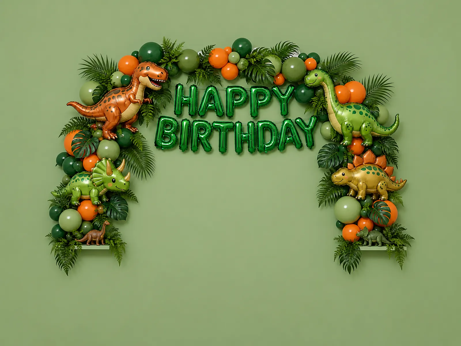 Dinosaur Birthday Backdrop backdrop artwork