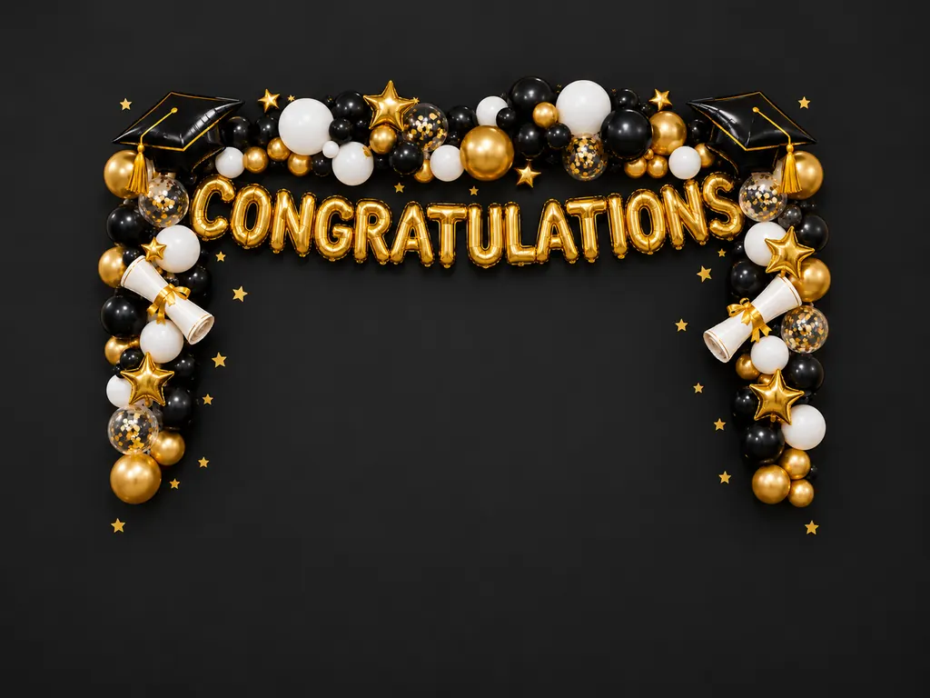 Graduation Congratulations Backdrop backdrop artwork