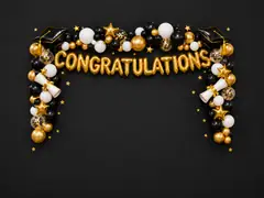 Graduation Congratulations Backdrop