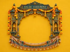 Haldi Jharokha Backdrop