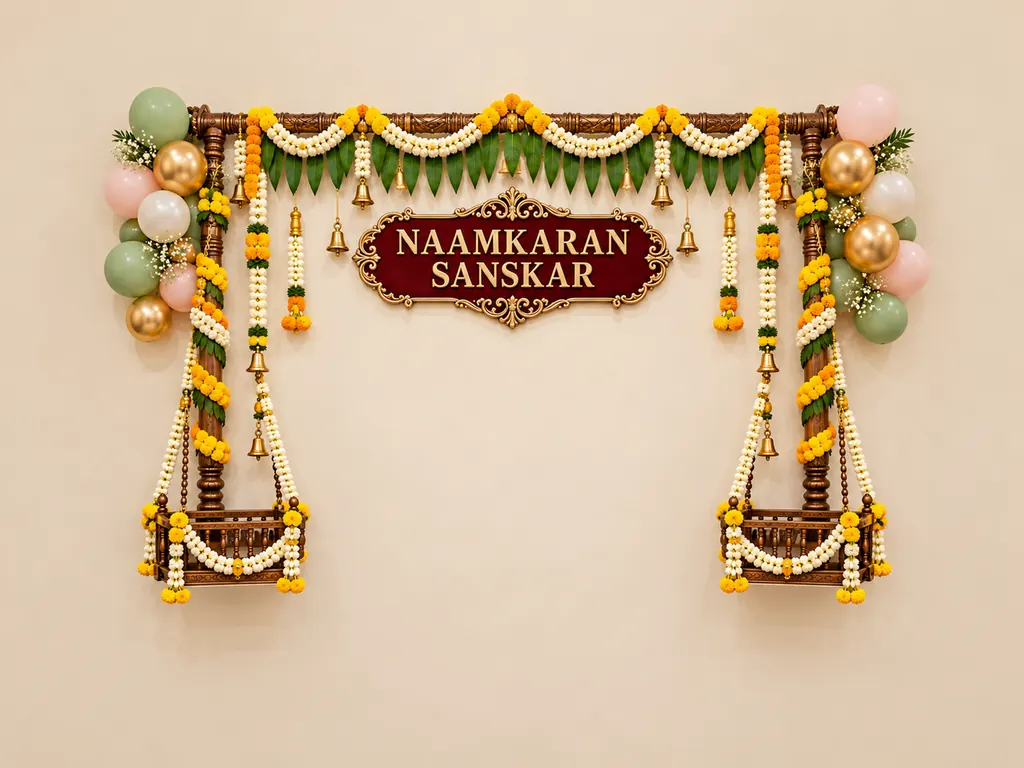 Naamkaran Sanskar Backdrop backdrop artwork