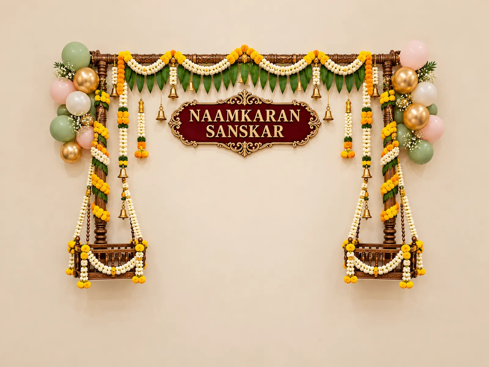 Naamkaran Sanskar Backdrop backdrop artwork