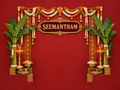 Seemantham Backdrop