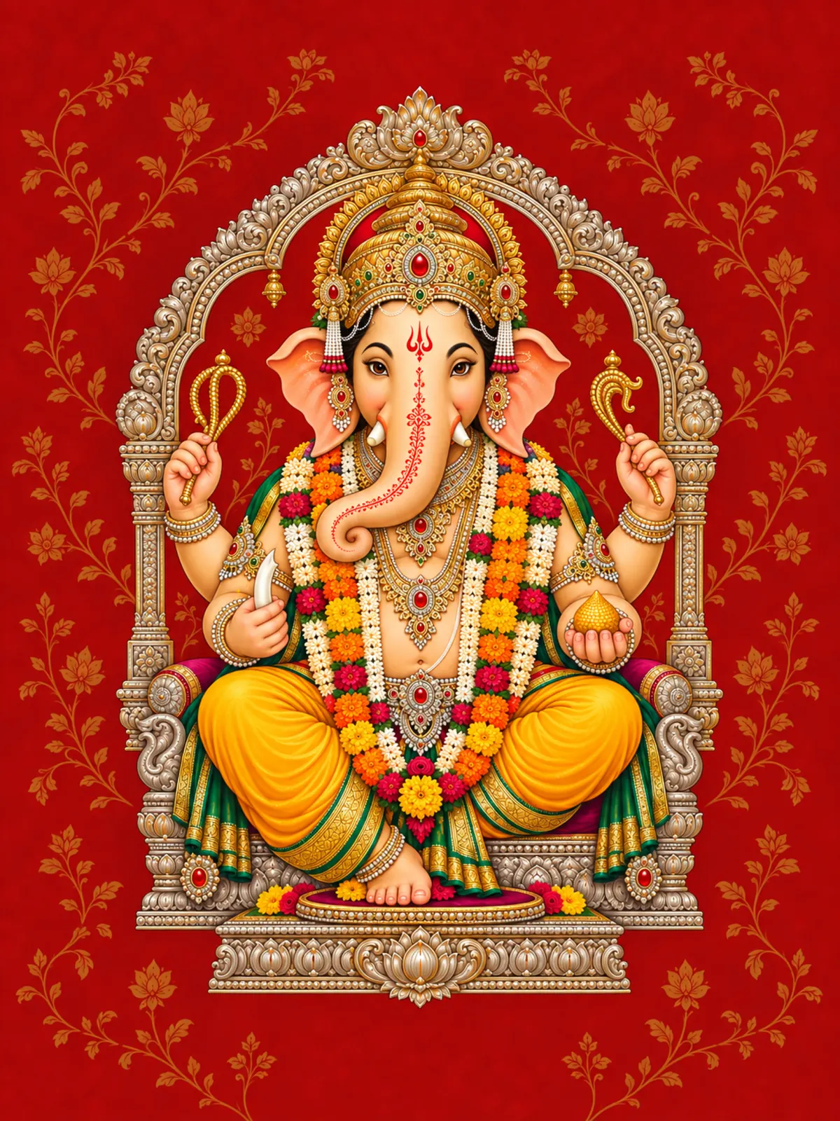 Ganesh Set 10 wall tapestry artwork