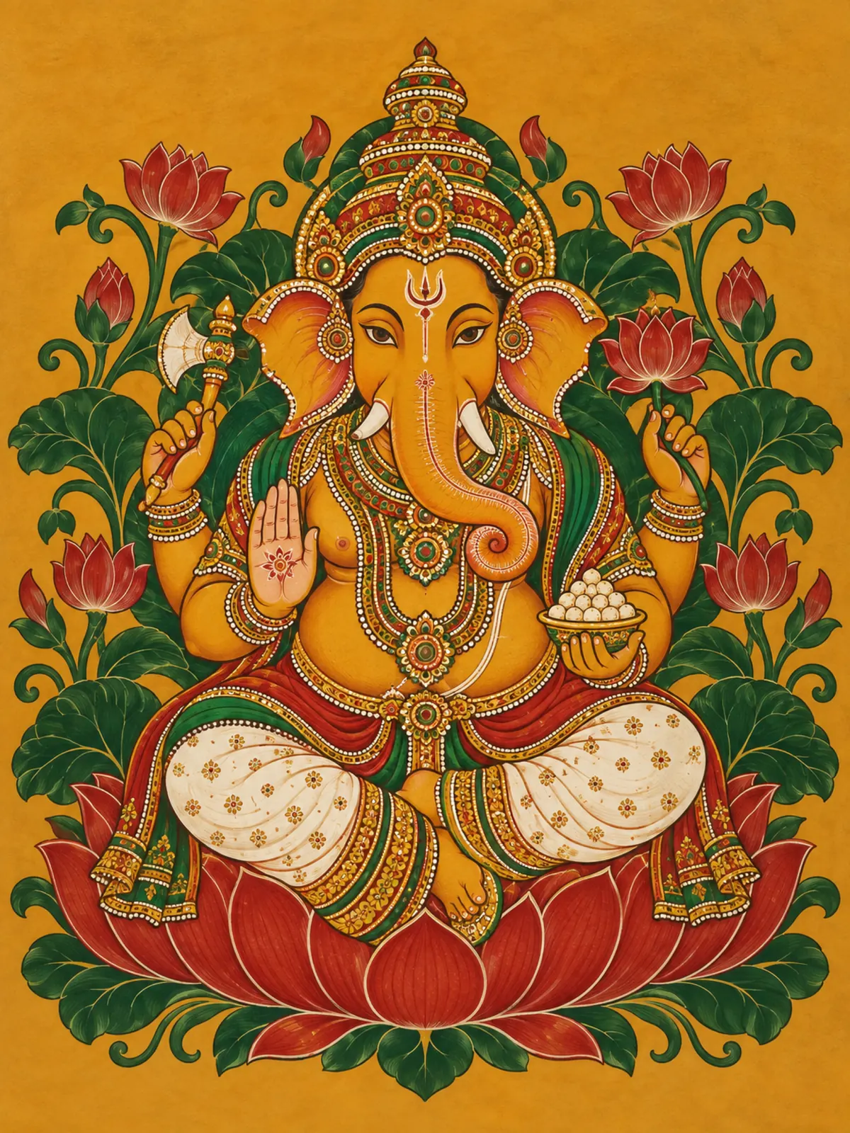 Ganesh Set 15 wall tapestry artwork