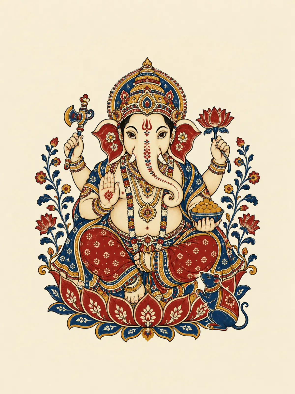 Ganesh Set 17 wall tapestry artwork