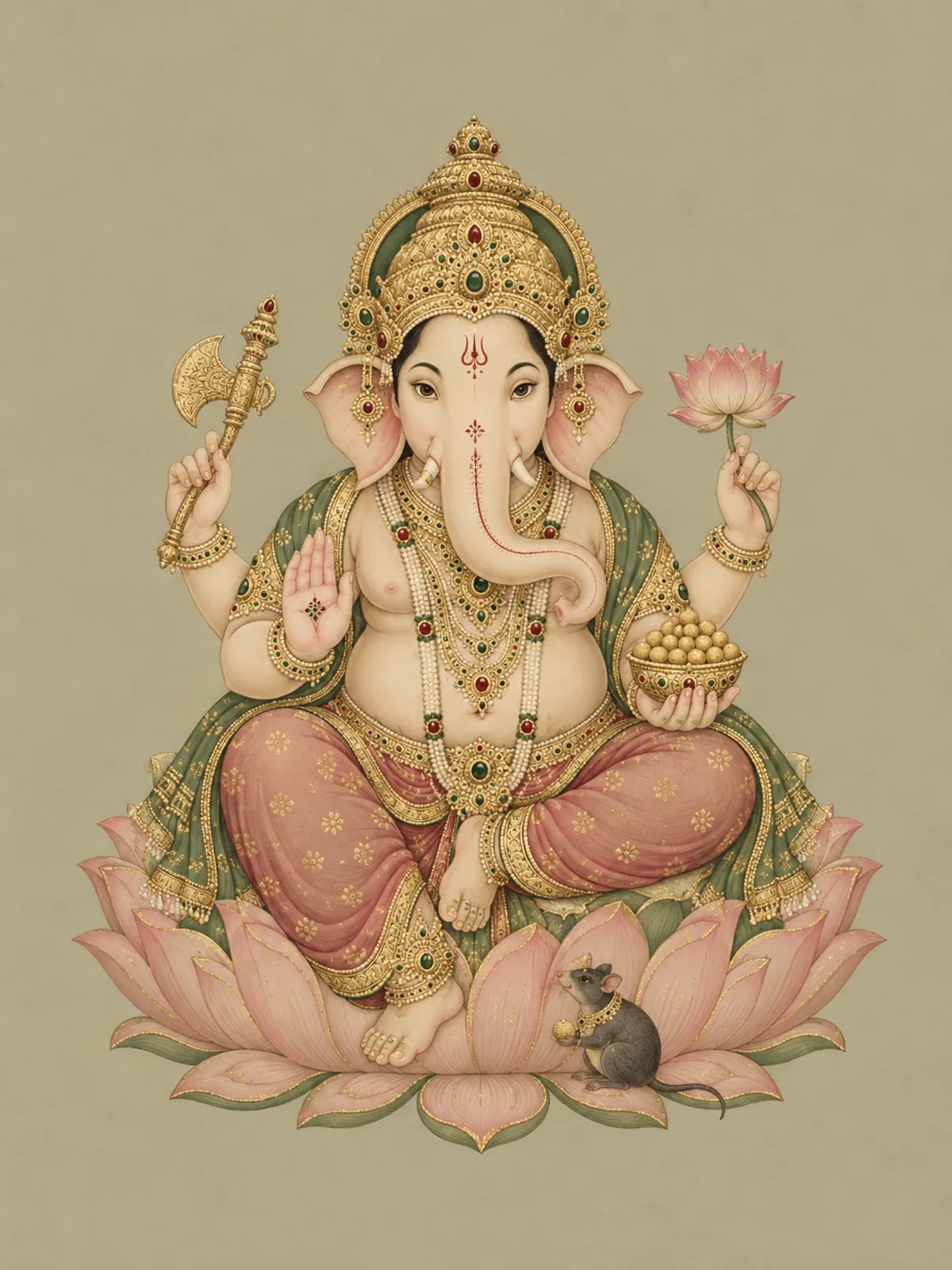 Ganesh Set 19 wall tapestry artwork
