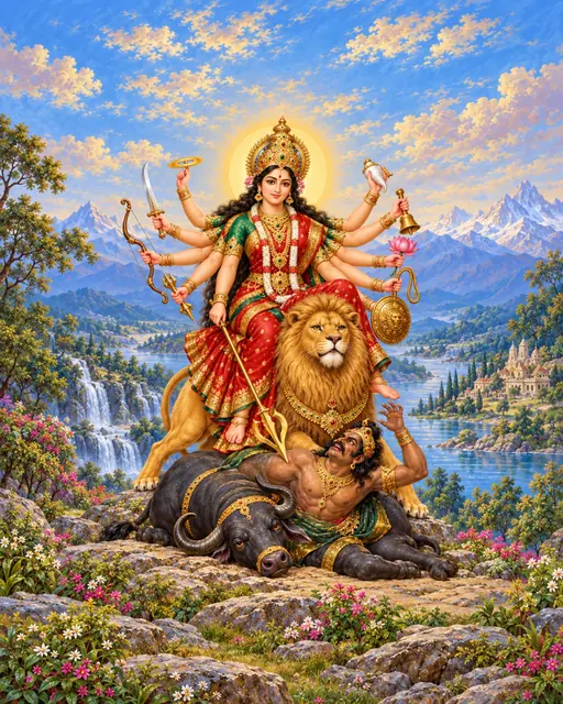 Durga Mahishasuramardini