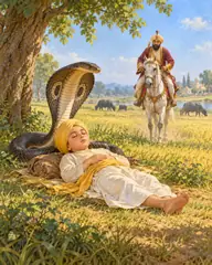 The Cobra's Shade over Young Nanak