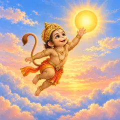 Bal Hanuman Reaching for the Sun