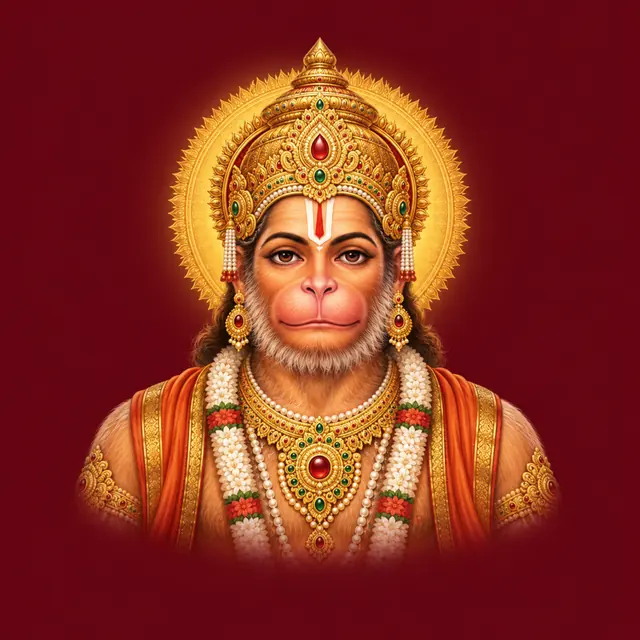 Hanuman Devotional Portrait