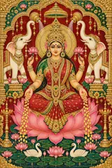 Gajalakshmi in Tanjore Splendour