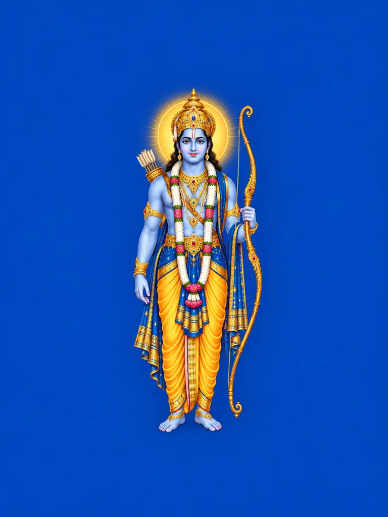 Kodanda Rama wall tapestry artwork