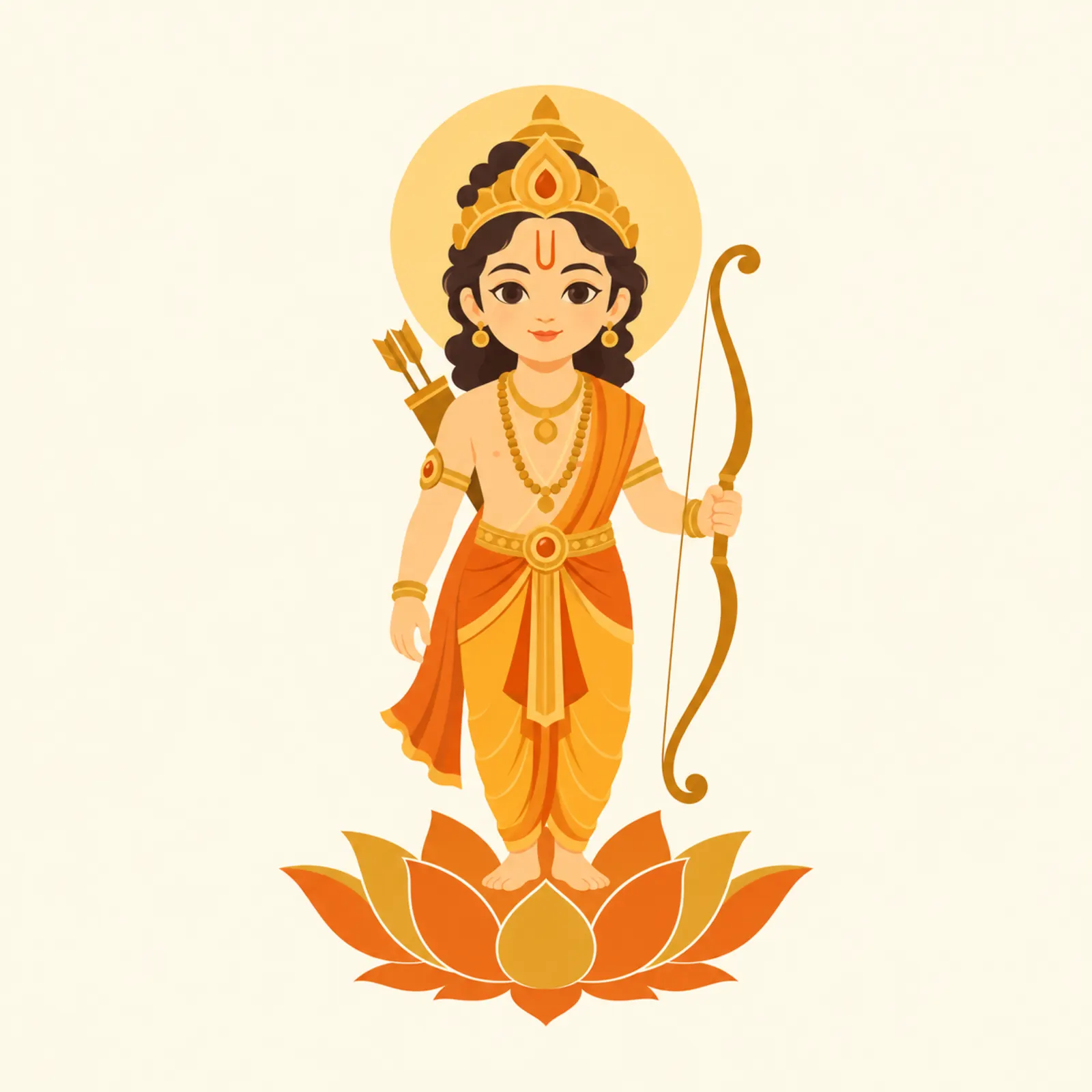 Minimal Ram Lalla wall tapestry artwork