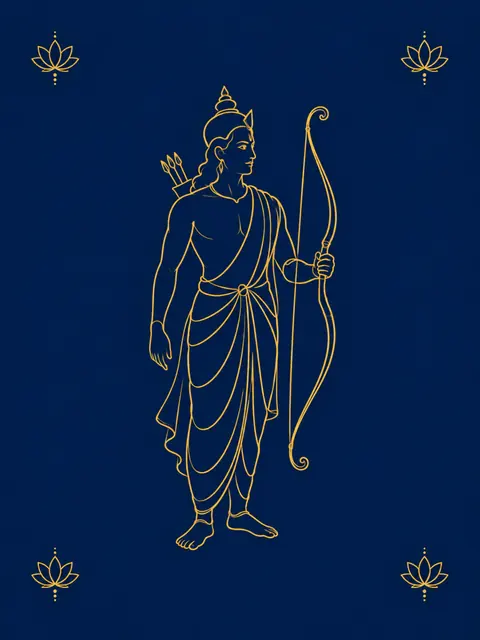 Rama Line Art