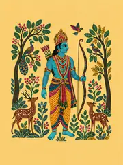 Gond-Inspired Rama