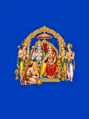 Hanuman Before the Ram Darbar