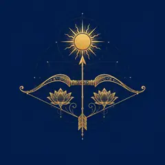 Rama Bow and Arrow Symbol Art