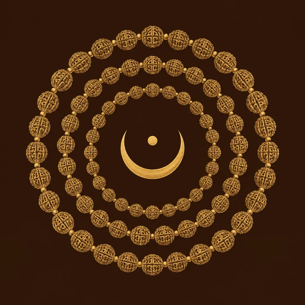 Rudraksha Sacred Geometry wall tapestry artwork
