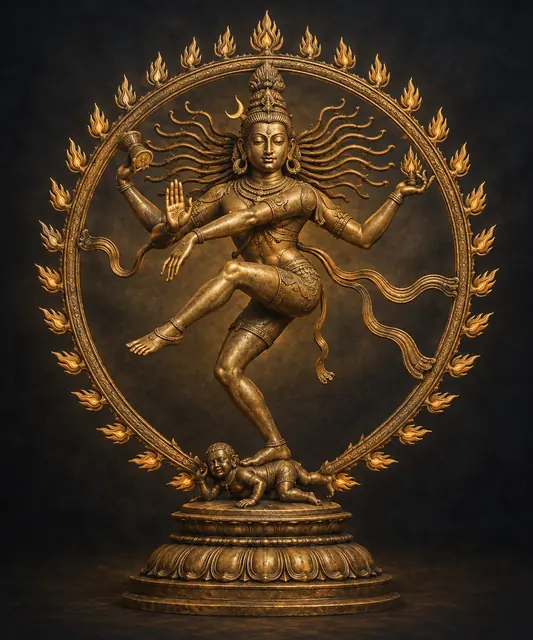Golden Nataraja