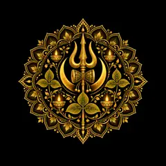 Mahashivratri Gold Mandala