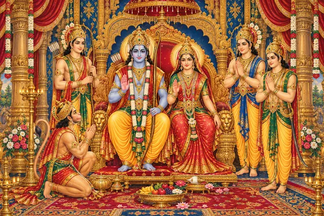 Ram Darbar in a Golden Temple Court