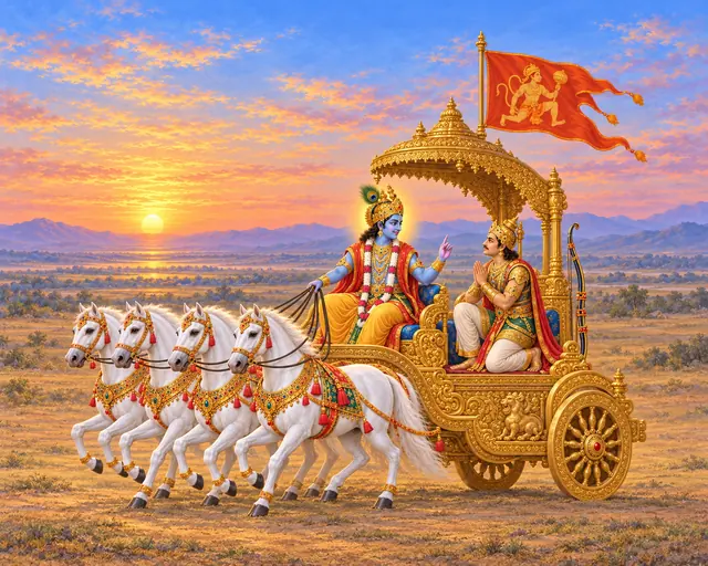 Gita Upadesh at Kurukshetra