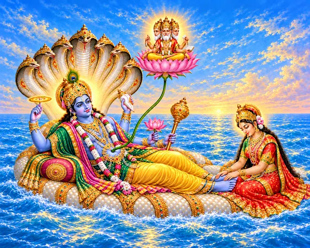 Vishnu on Ananta Shesha